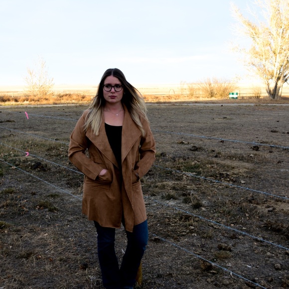 Let’Er Buck Suede Cardigan - Picture 2 of 4